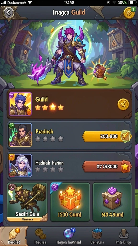 66k - Grafis level yang penuh warna.