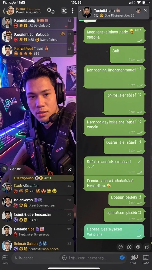 fo8 - Tampilan awal game dengan antarmuka yang menarik.