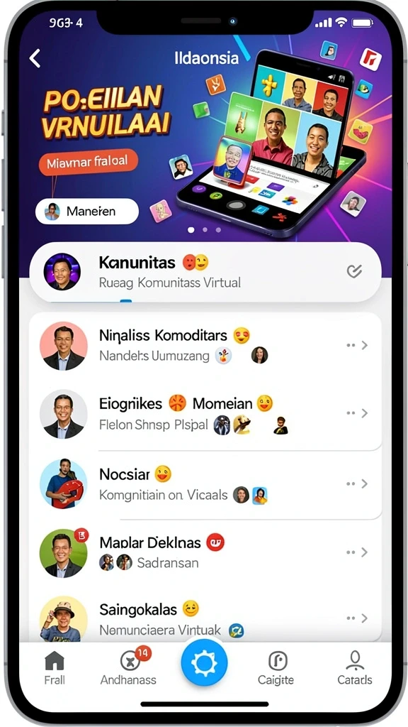h89 - Tampilan awal yang menarik dan informatif.